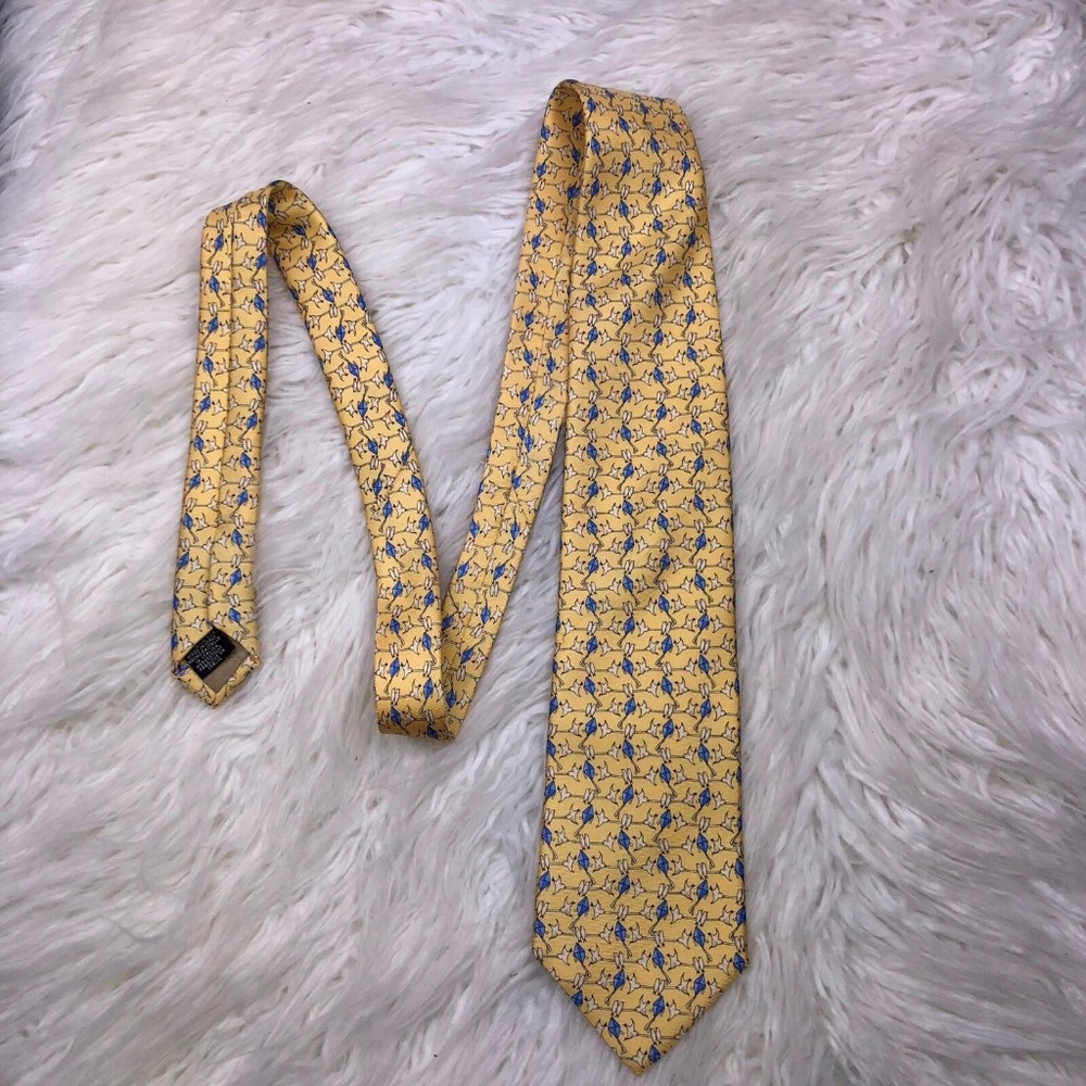 Beaufort Men's Beige Pattern Neck Tie